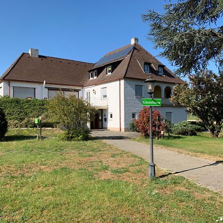 Gaestehaus An Der Rheinbruecke Altlussheim Εξωτερικό φωτογραφία